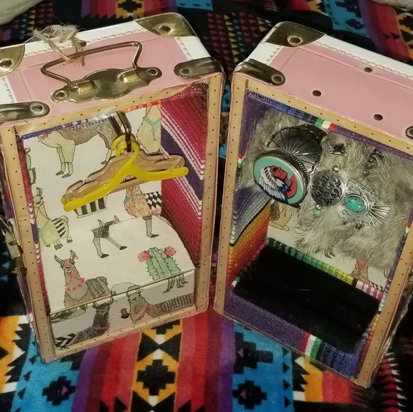 Jewelry Repurposed Jewelry Box Train Case Poshmark